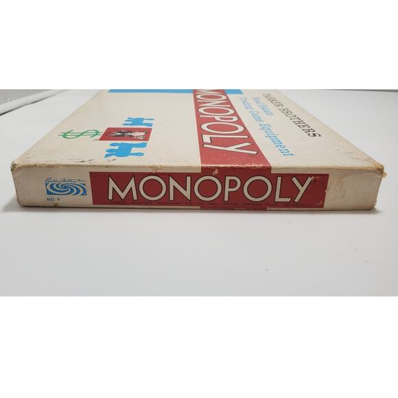 1961 Vintage Monopoly Board Game by Parker Brothers Classic Original, PRE-OWNED - Picture 6 of 10